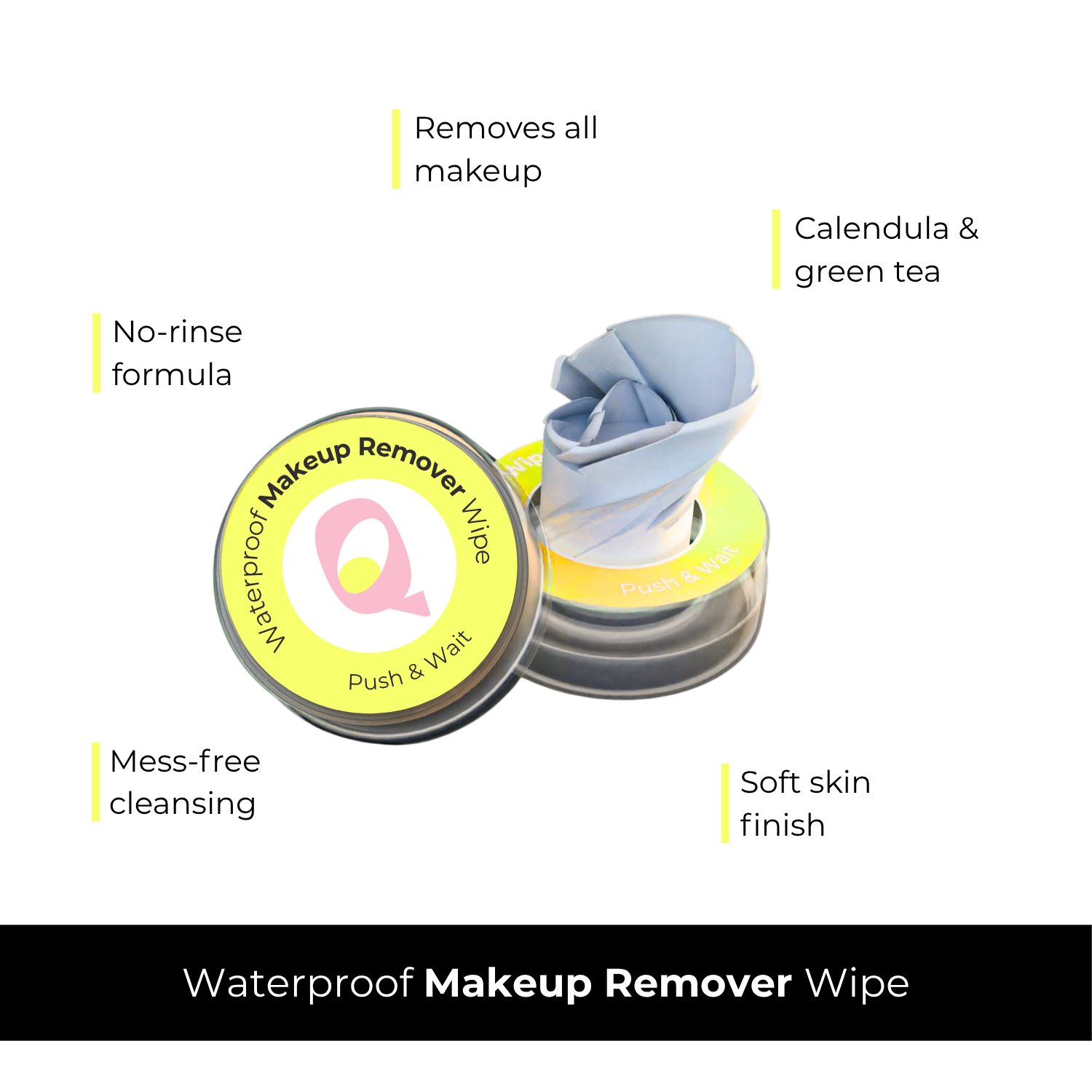 مناديل إزالة المكياج المقاومة للماء - Image 2